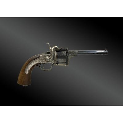 Eyraud System Percussion Revolver, With Its Original 19th Century French Case