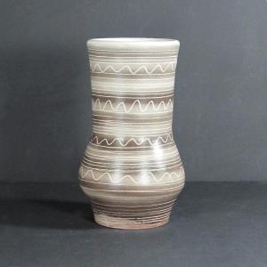Ceramic Vase By Jean Austruy 60s