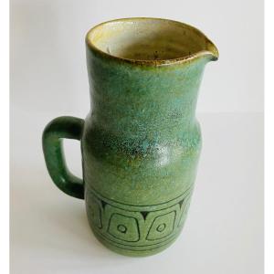 Stoneware Pitcher Robert Meynard Vallauris