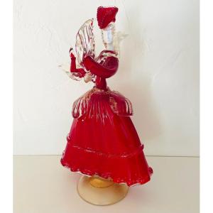 Barovier And Toso Murano Glass Figurine 50s