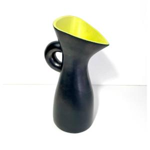 Earthenware Pitcher Vase Number 2000 By Pol Chambost