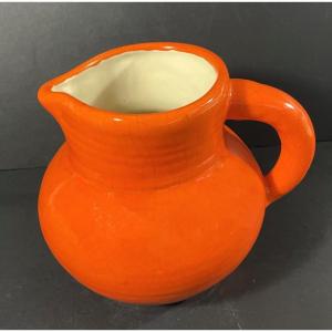 Gilbert Valentin Les Archanges Earthenware Pitcher Vase Vallauris