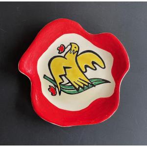 Earthenware Plate By Roland Brice And Fernand Léger Biot