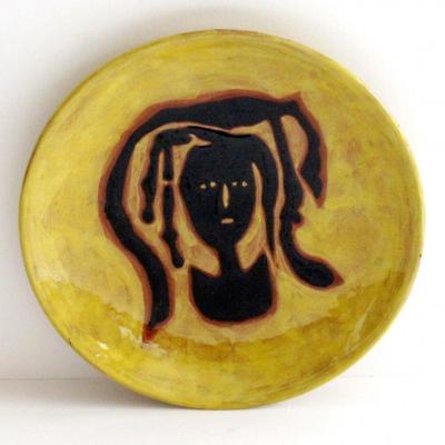 Jean Lurçat Sant Vicens Earthenware Plate