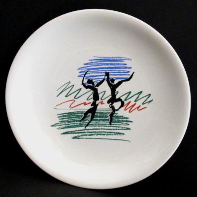Picasso Earthenware Plate Labeled Salins France