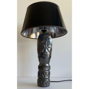 Ceramic Totem Lamp By Gil Agnoloni