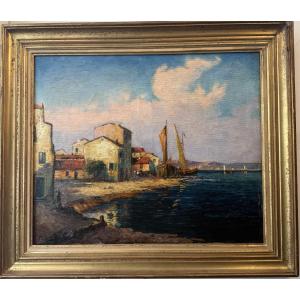 Small Fishing Port - 19th Century Navy  