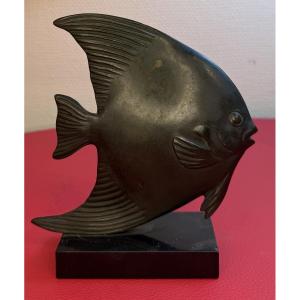 Art Deco Bronze Fish