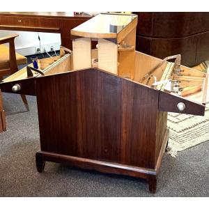 Art Deco Rosewood Bar – 20th-century Elegance And Functionality
