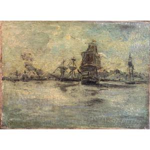 "sailboats Offshore Under Pale Skies"