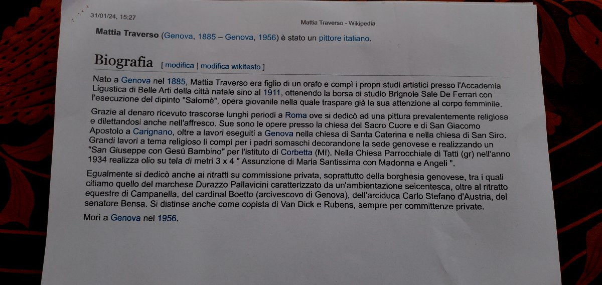 Dipinto olio su tela di Mattia Traverso-photo-2