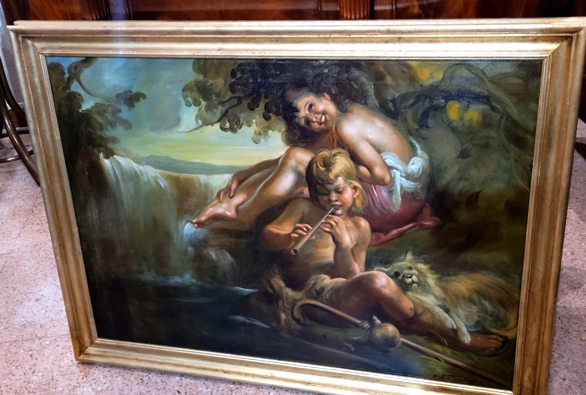 Dipinto olio su tela di Mattia Traverso