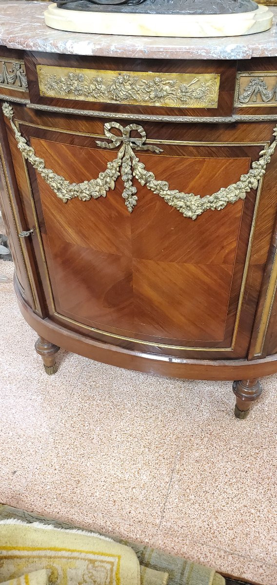 Credenza a mezza luna Napoleone III-photo-2
