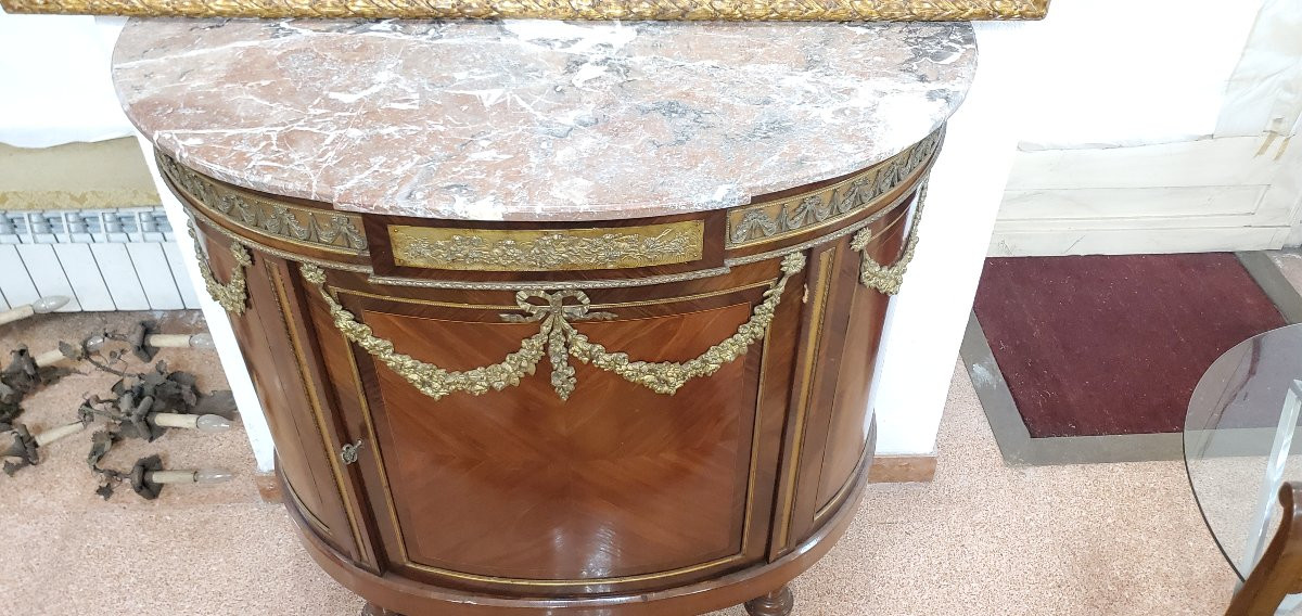 Credenza a mezza luna Napoleone III-photo-3