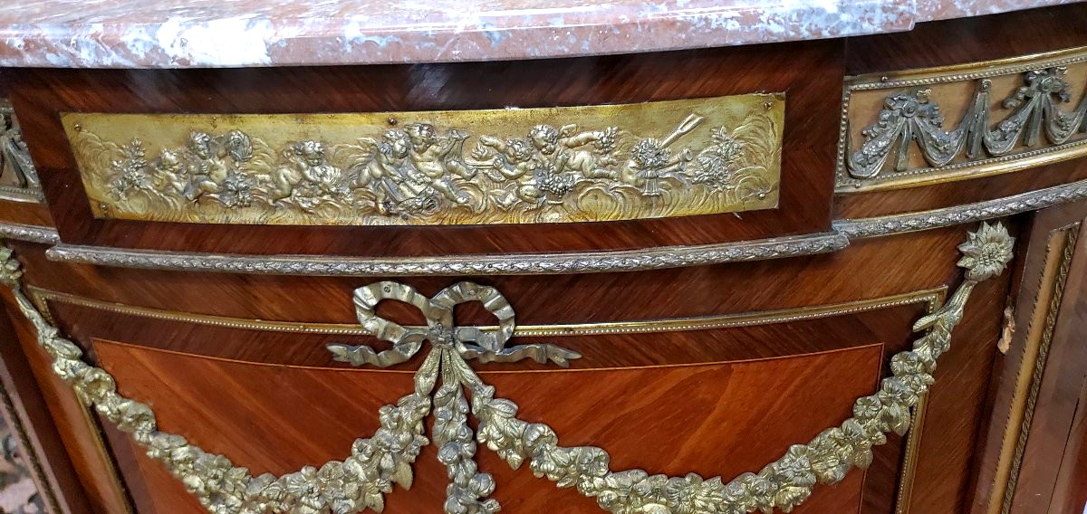 Credenza a mezza luna Napoleone III-photo-4