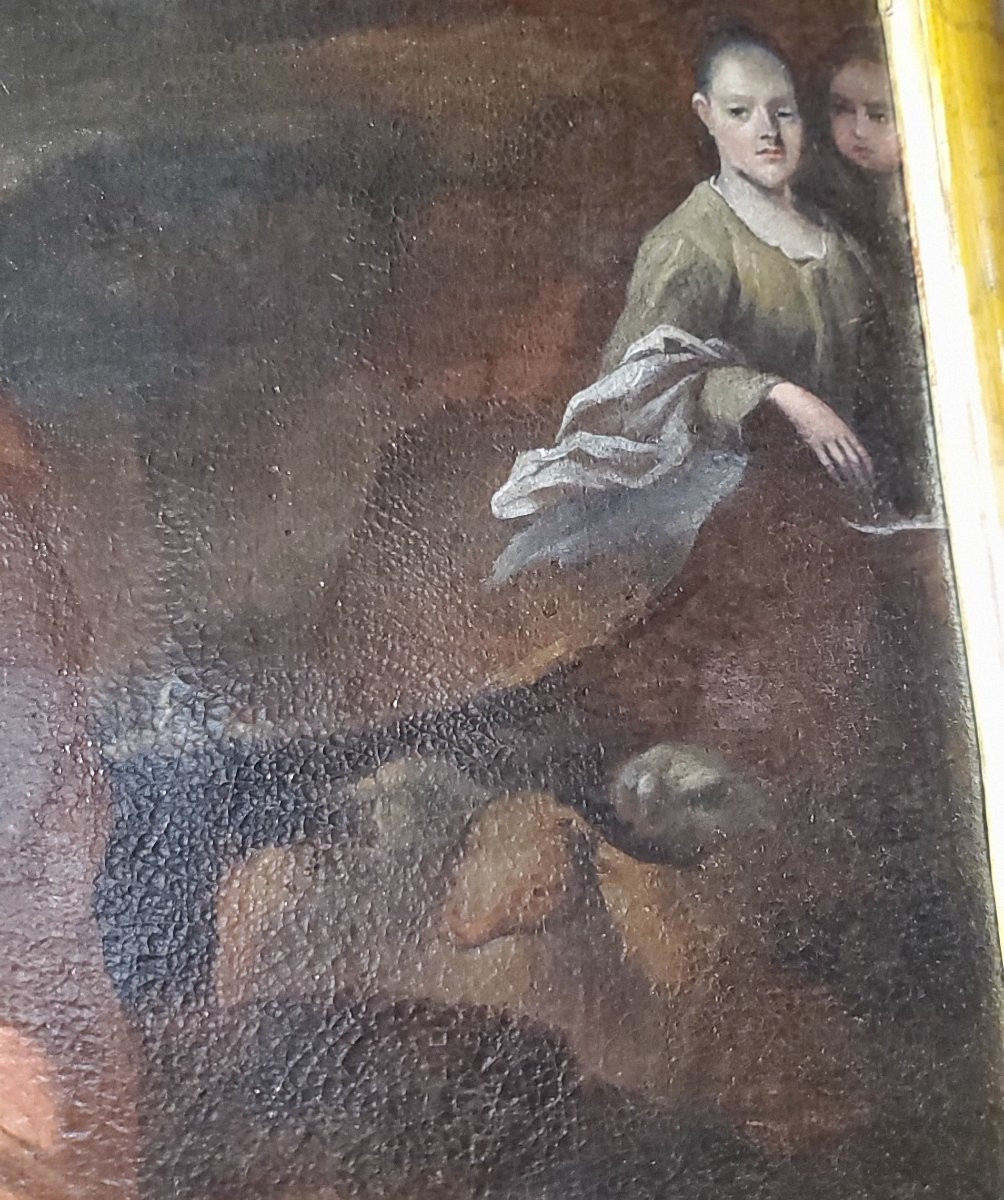 due Dipinti epoca 1600  raffiguranti storia di Ester e il Re Assuero epoca 1600-photo-4