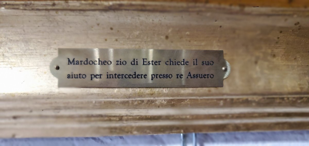 due Dipinti epoca 1600  raffiguranti storia di Ester e il Re Assuero epoca 1600-photo-5