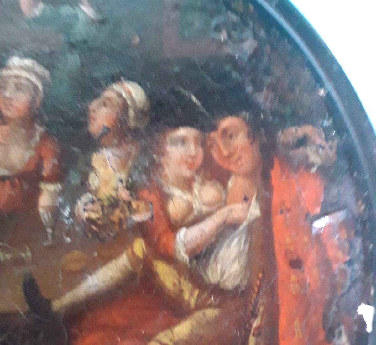 Miniatura Fiamminga su lamierino epoca 1700-photo-3