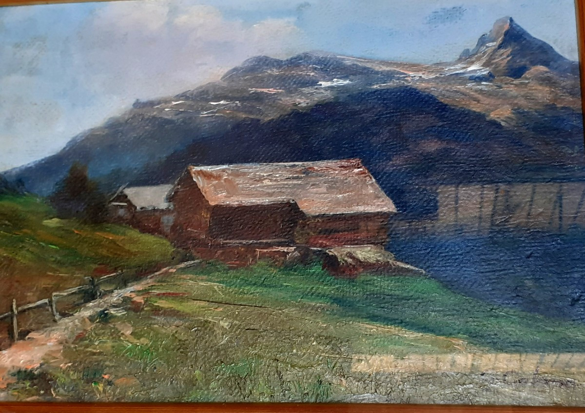 Dipinto paesaggio di Giovanni Colmo-photo-3