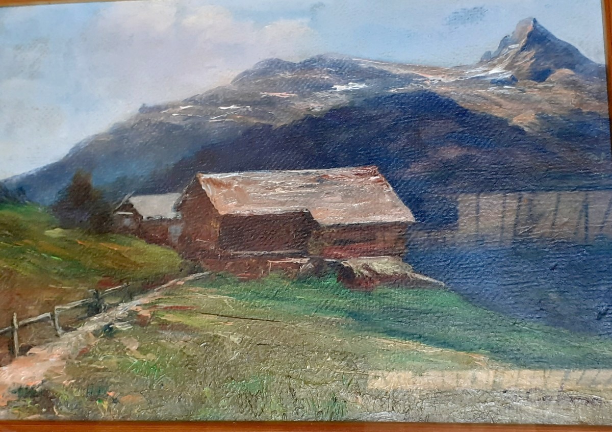 Dipinto paesaggio di Giovanni Colmo-photo-3