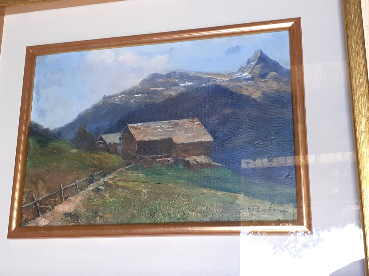 Dipinto paesaggio di Giovanni Colmo-photo-1