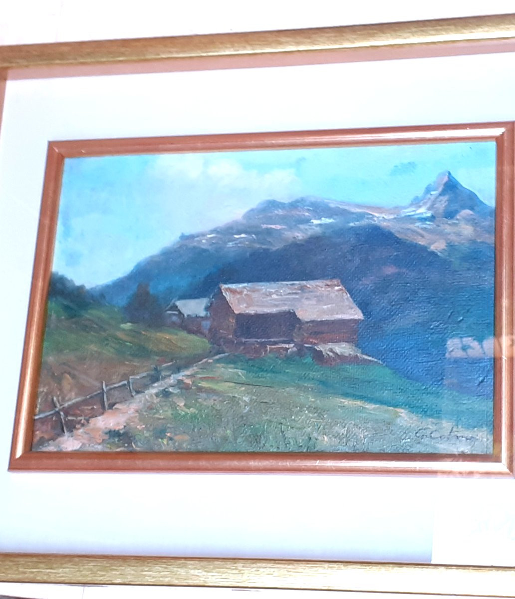 Dipinto paesaggio di Giovanni Colmo-photo-2