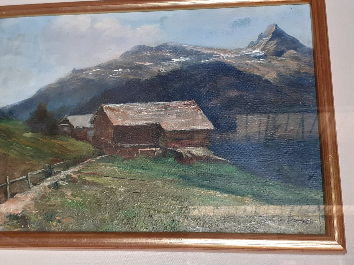 Dipinto paesaggio di Giovanni Colmo-photo-3