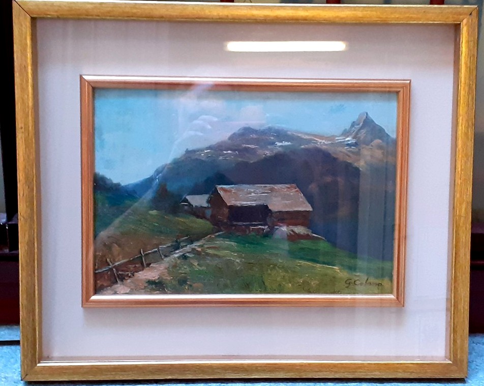 Dipinto paesaggio di Giovanni Colmo
