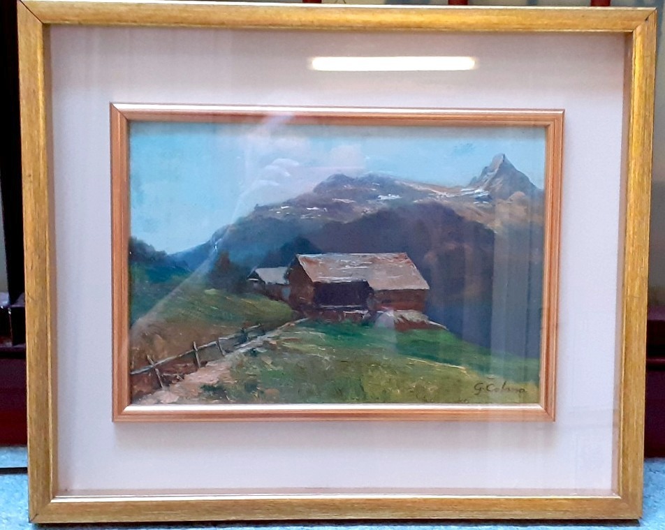 Dipinto paesaggio di Giovanni Colmo