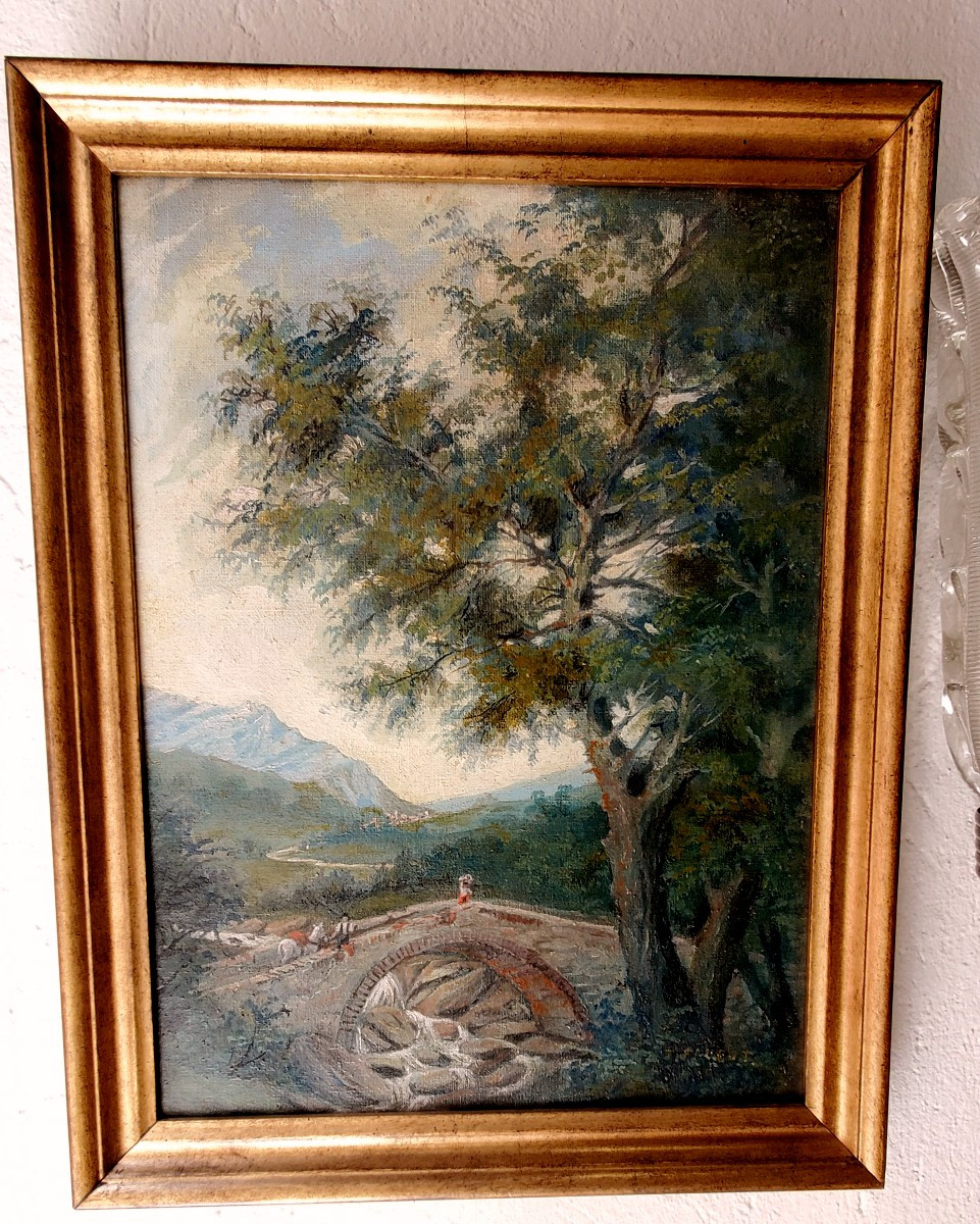 Dipinto paesaggio 