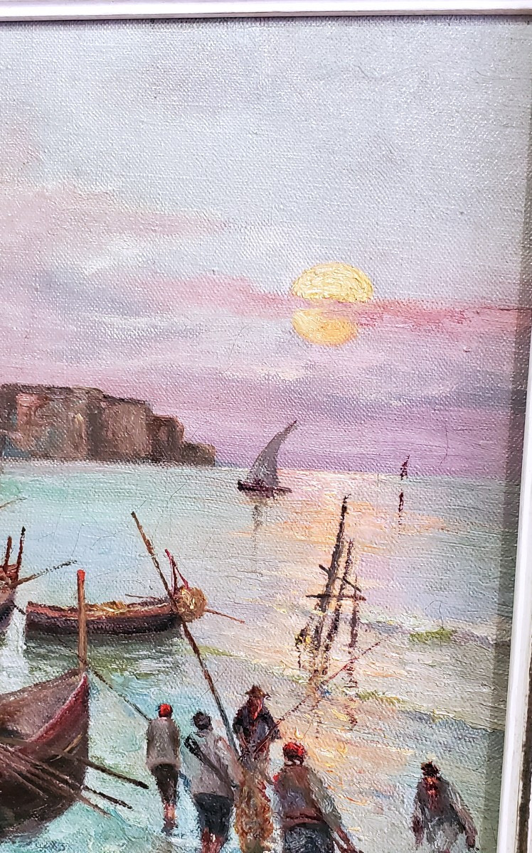 Marina Napoletana con pescatori -photo-2