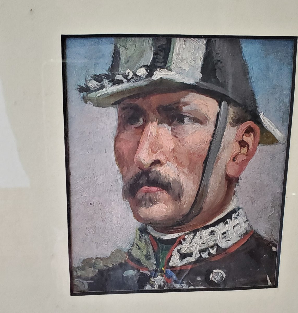 dipinto acquerello raffigurante storico Carabiniere -photo-2