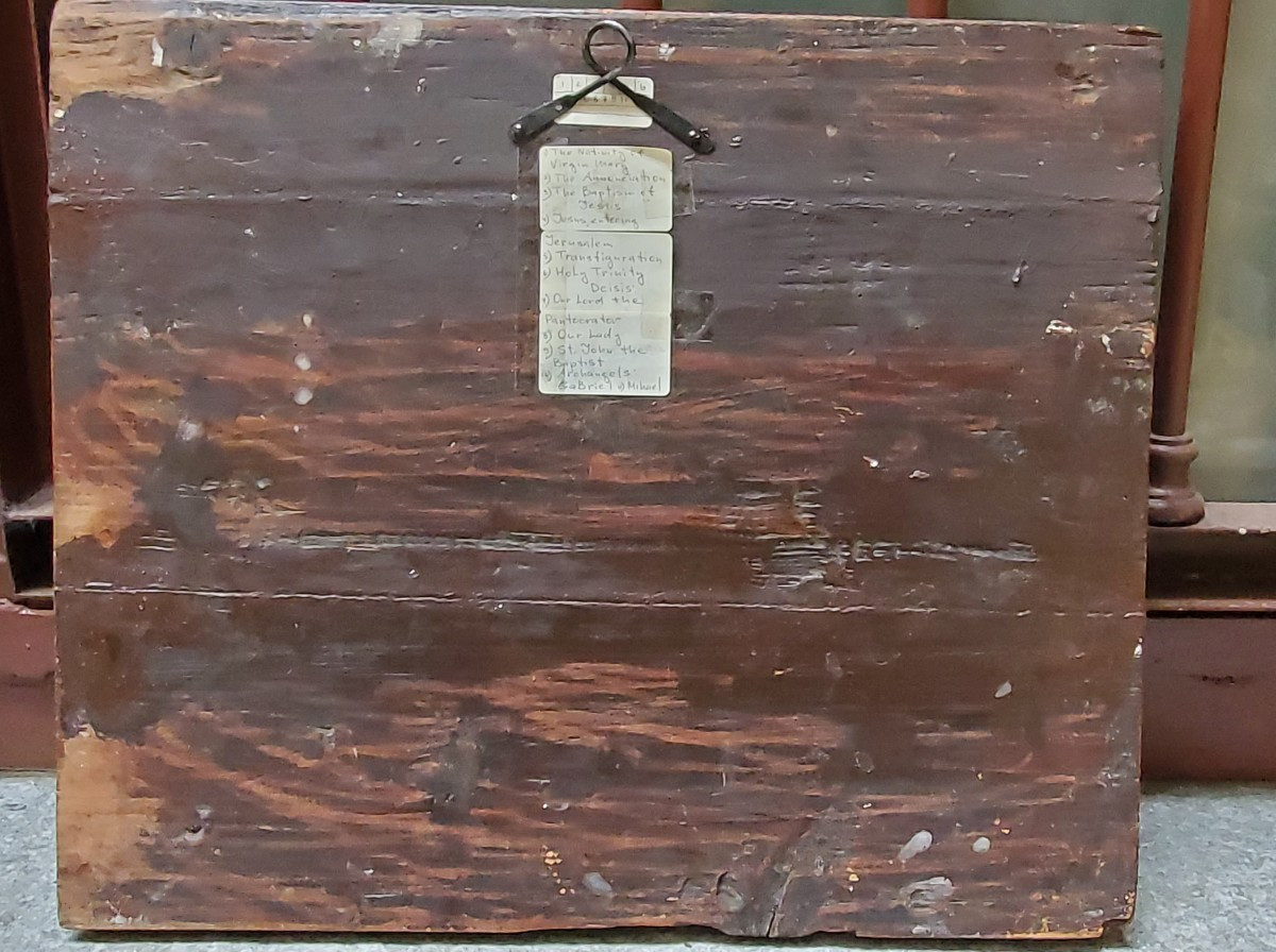 Icona Russa epoca 1750 , raffigurante le dodici grandi  feste dell'anno liturgico -photo-4