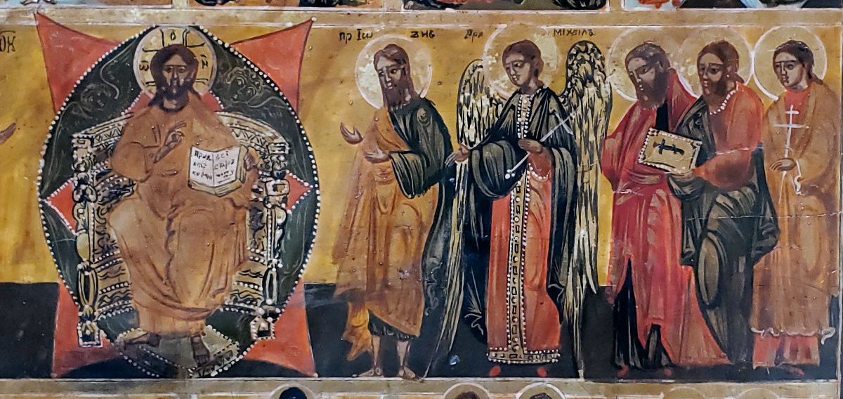 Icona Russa epoca 1750 , raffigurante le dodici grandi  feste dell'anno liturgico -photo-8