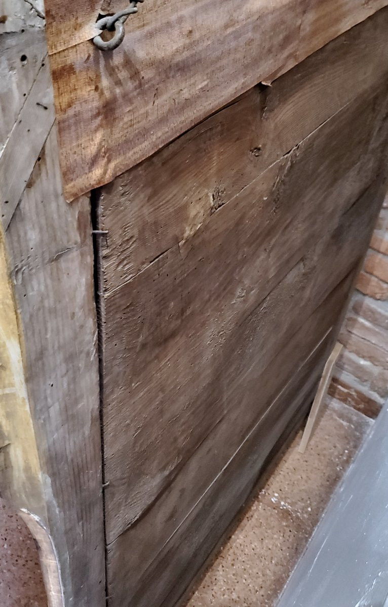Specchiera in legno dorato epoca 1850  Luigi Filippo manifattura Francese .-photo-6