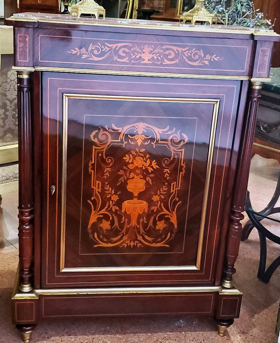 Credenza Napoleone III  in palissandro manifattura Francese epoca 1860 -photo-2
