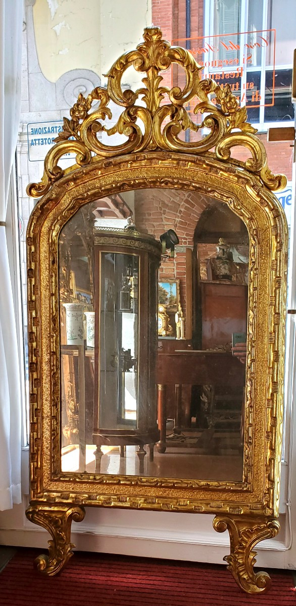 Specchiera Luigi XV manifattura Piemontese (Italia) epoca 1700 