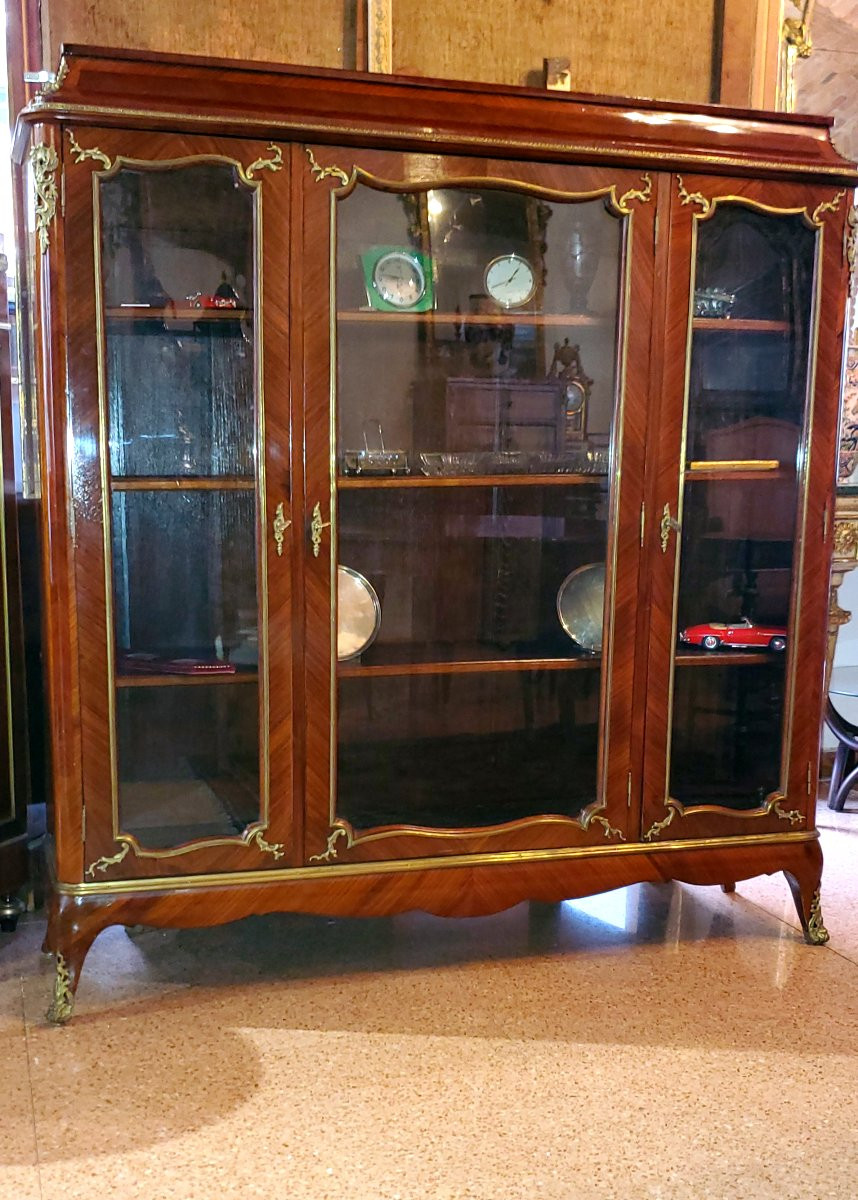 Vetrina Napoleone III in palissandro epoca 1860 -photo-3
