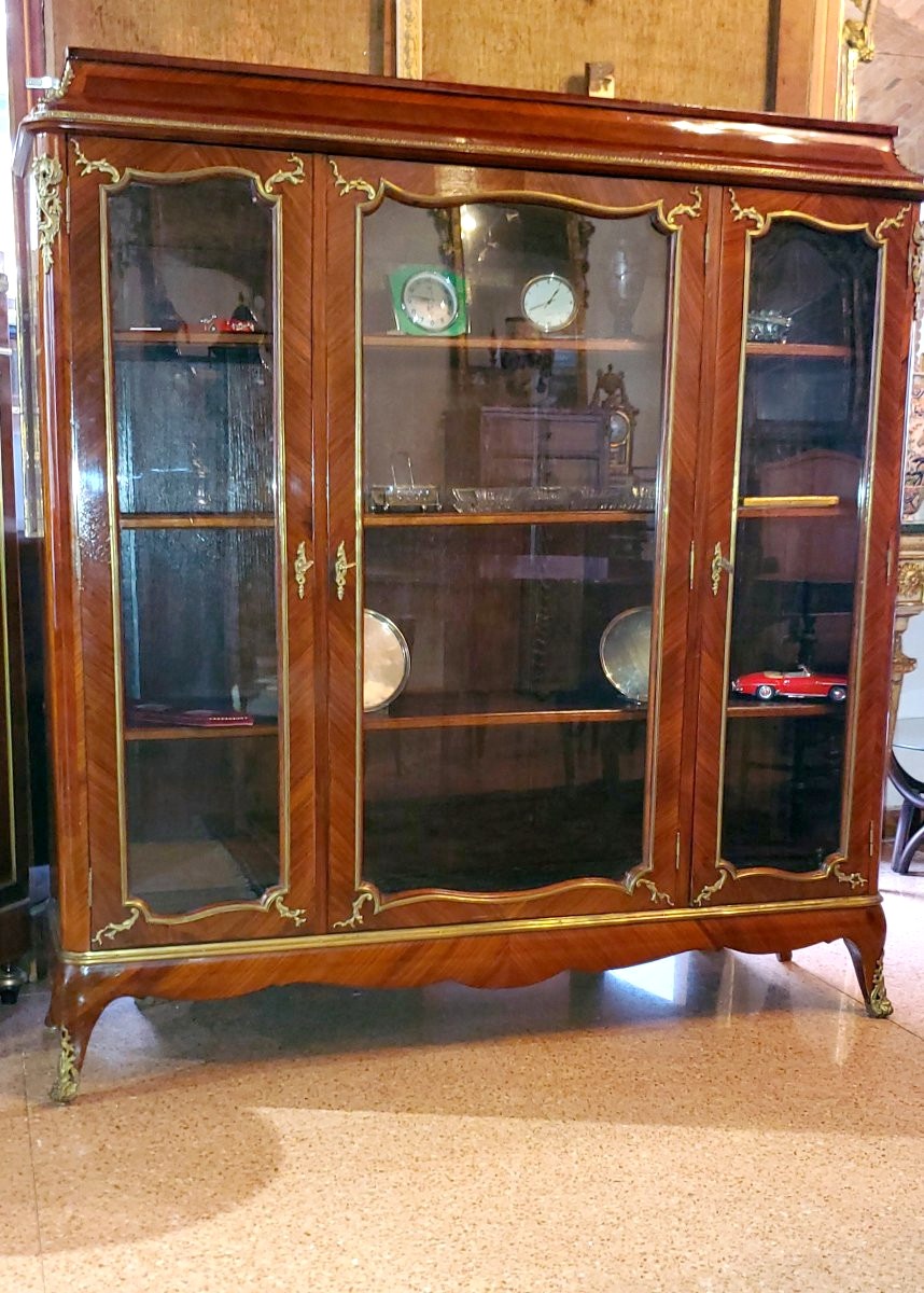 Vetrina Napoleone III in palissandro epoca 1860 -photo-3