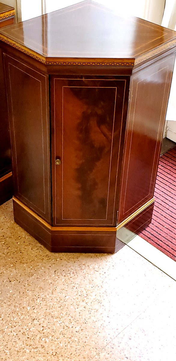 numero 2 angoliere Carlo x epoca 1830 circa  in legno di palissandro -photo-1