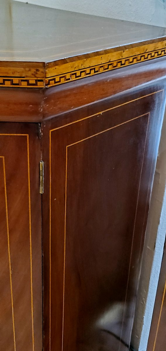 numero 2 angoliere Carlo x epoca 1830 circa  in legno di palissandro -photo-3