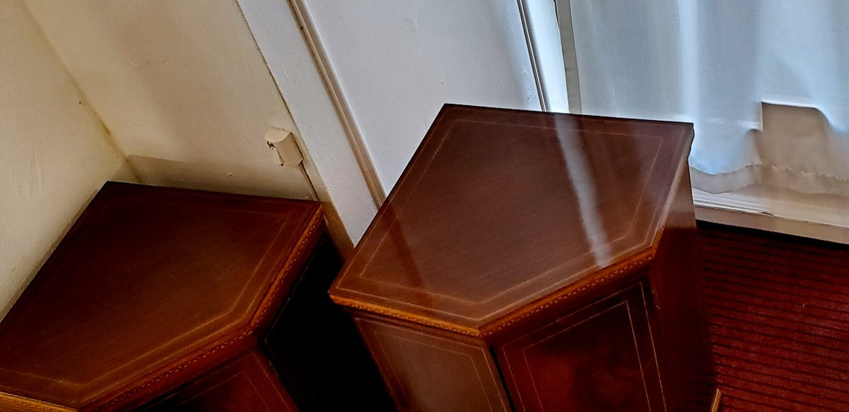 numero 2 angoliere Carlo x epoca 1830 circa  in legno di palissandro -photo-4