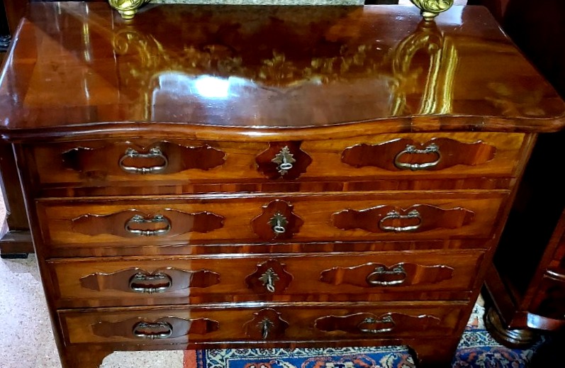Antico Comò epoca  1750 (circa)  in legno di noce -photo-4