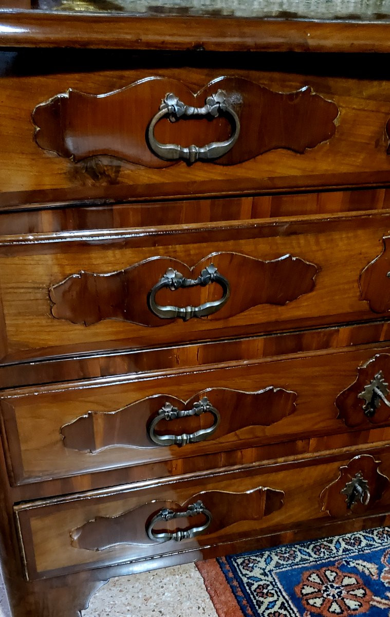 Antico Comò epoca  1750 (circa)  in legno di noce -photo-1