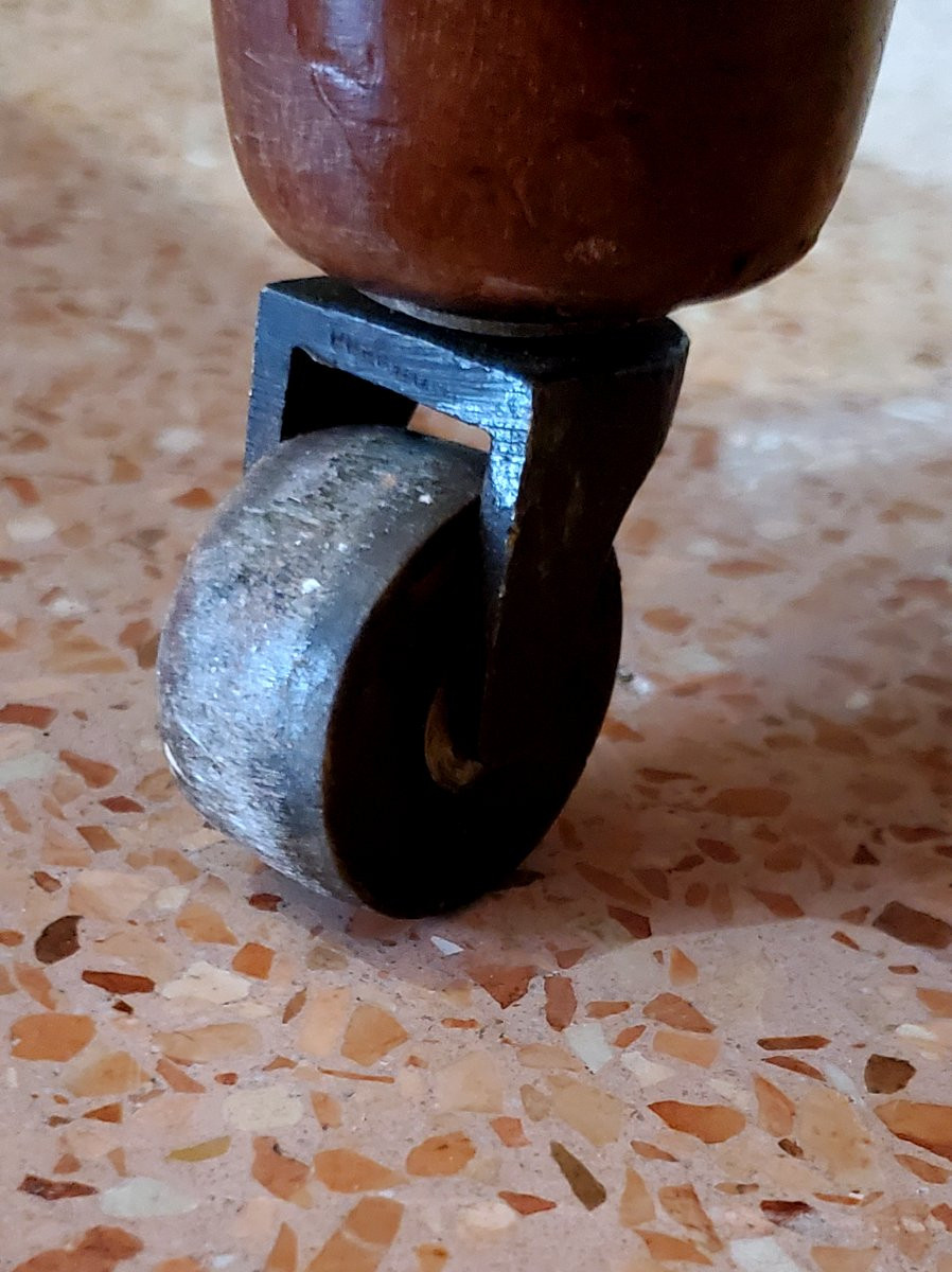 Tavolo Inglese Vittoriano ,in legno di mogano . Questo Tavole è allungabile a piacimento -photo-4