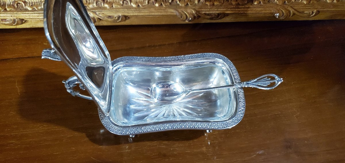 Zuccheriera in Argento 800 manifattura Italiana ,epoca fine 1800-photo-4