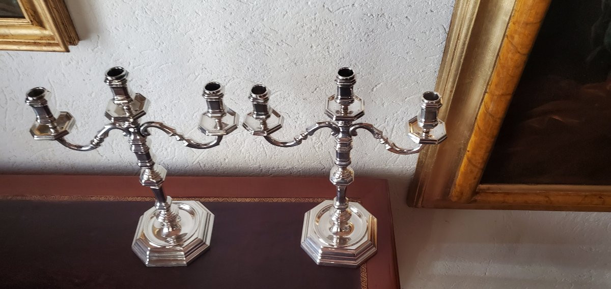 Candelieri in Argento 925 manifattura Italiana (Valenza ) firmati Goretta -photo-2
