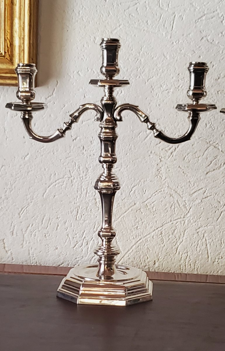 Candelieri in Argento 925 manifattura Italiana (Valenza ) firmati Goretta -photo-3