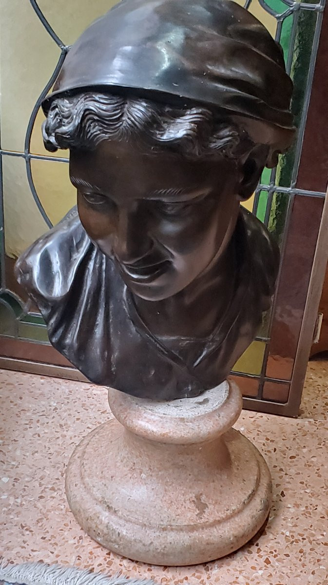 Scultura epoca primi 1900 in Bronzo firmata Gemito Vincenzo (1852-1929)-photo-3