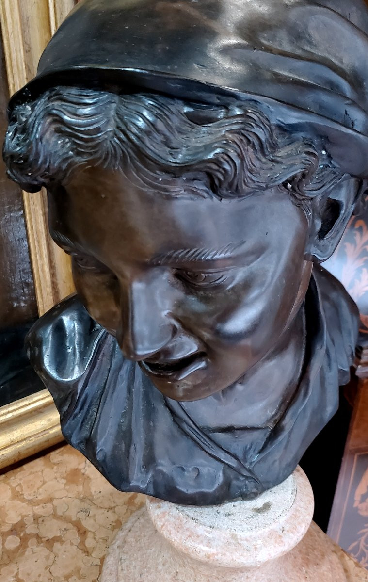 Scultura epoca primi 1900 in Bronzo firmata Gemito Vincenzo (1852-1929)-photo-4